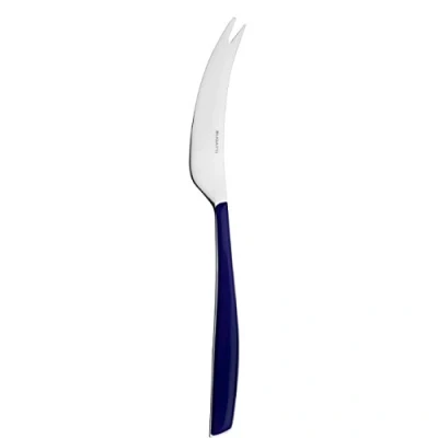 Immagine di BUGATTI Glamour BU Set Coltelli da Formaggio, Acciaio Inossidabile, Blu Notte, 16x26x3 cm