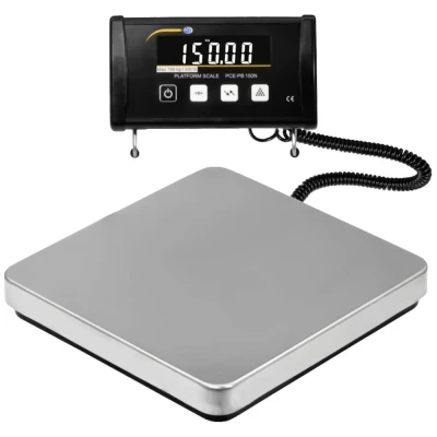 Immagine di PCE Instruments Bilancia a piattaforma Portata max. 200 kg Risoluzione 50 g batteria, rete elettrica, via USB