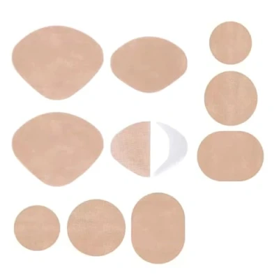 Immagine di 5 paia di riparazione del tallone delle scarpe, kit toppe autoadesive interne per scarpe fori riparazione, toppa da ginnastica (colore: kaki)