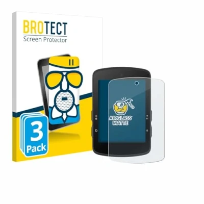 Immagine di brotect Pellicola Vetro Opaca per Bryton Rider S510 (3 Pezzi) Protezione Schermo [Anti Riflesso, Durezza 9H]