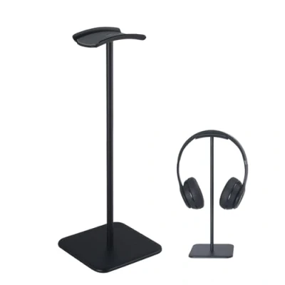Immagine di Accessori Scrivania, Porta Cuffie Gaming, Supporto Cuffie, da Universale Scrivania per Tutte le Gioco/Cuffie Desktop (Nero)