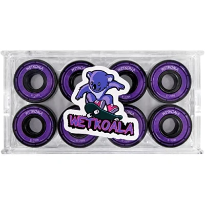 Immagine di WETKOALA Cuscinetti ABEC 9 di ottima qualità (8 pezzi) per skateboard, pattini in linea, Longboard, Waveboard etc. taglia unica 608 ZZ a sfera resistenti grazie alla