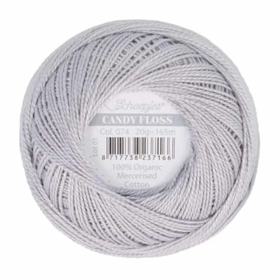Immagine di Scheepjes Candy Floss 074 Mercury (165m) Filato di Cotone Mercerizzato Biologico 1x20g