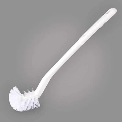 Immagine di baffect® portatile WC spazzola plastica manico lungo forte decontaminazione pulizia pennelli accessori da bagno (1)