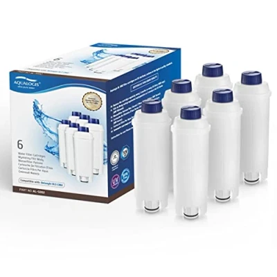Immagine di filtro per macchina da caffè DLSC002 con addolcitore a carbone attivo, dell&#039;acqua Aqualogis compatibile Delonghi ECAM, Esam, ETAM, BCO, EC (6)