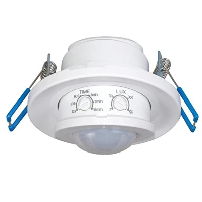 Immagine di Maclean MCE130 Rilevatore Movimento Sensore PIR 360 Gradi Raggio 6m Auto Switch Autoaccendere Luce Sicurezza