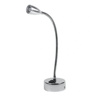 Immagine di Lampade da parete a LED, 3W 85 265V flessibile regolabile collo di cigno comodino conico Sconce lucper camera letto, ufficio, banco lavoro, studio(Con Interruttore Warm White)