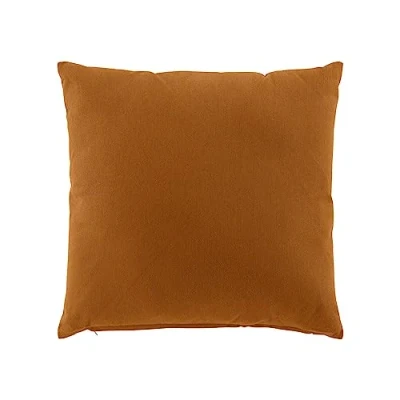 Immagine di Douceur d&#039;Intérieur Twily Cuscino Sfoderabile, 45 x cm, Cammello, Cotone e Poliestere Riciclato