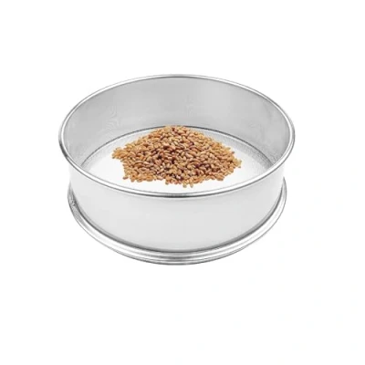 Immagine di setaccio di prova, per farina, seive a maglia fine,Colino in acciaio inox,Setacci Micron rotondo, cottura cucina, casa diametro 50 cm