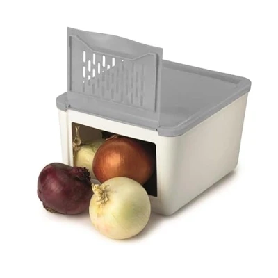 Immagine di Snips Porta Patate Contenitore Per Cibi 3 Kg Colore Bianco Grigio Made in Italy 0 %Bpa