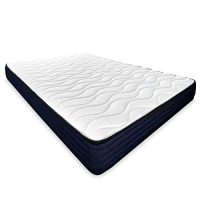 Immagine di mattfy Materasso viscoelastico Reversibile Kloe, Altezza 20 cm, Memory Foam, Bianco, 105x190