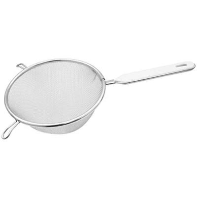 Immagine di Fackelmann Inserto Maniglia setaccio, Plastica Acciaio Inossidabile, Bianco/Argento, 160 mm