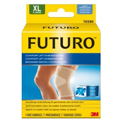 Immagine di FUTURO FUT76589 Comfort ginocchio Bandage, indossabile su entrambi i lati, taglia XL, 49,5 55,9 cm