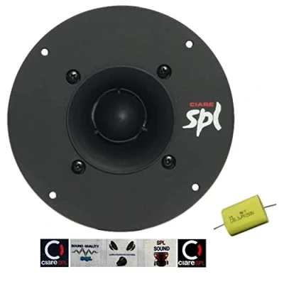 Immagine di 1 CIARE SPL CT382 super tweeter da 200 watt rms e 400 max 15 cm di diametro 105 db sensibilità, pezzo + condensatore 5 adesivi omaggio