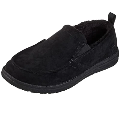 Immagine di Skechers Melson Willmore, Pantofole Uomo, Microfibra Nera, 40 EU