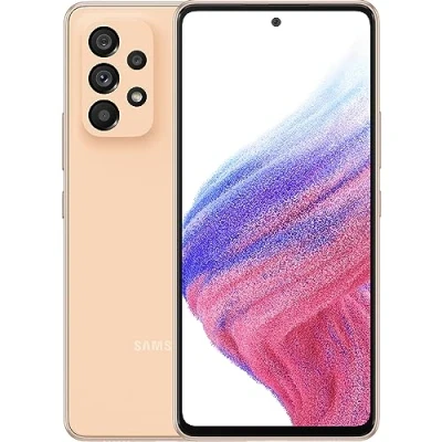 Immagine di Samsung Galaxy A53 5G Smartphone Android, Display Infinity O FHD+ Super AMOLED 6.5¹, 6GB RAM e 128GB di memoria interna espandibile², Batteria 5.000 mAh, Awesome Peach [Versione Italiana]