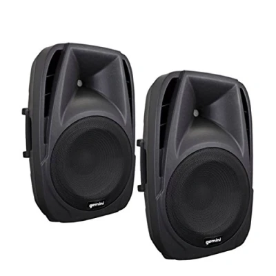 Immagine di Gemini ES 08P Coppia Diffusori Attivi Amplificati a 2 Vie 300 Watt Per Discobar, Karaoke, Pub, Ecc.
