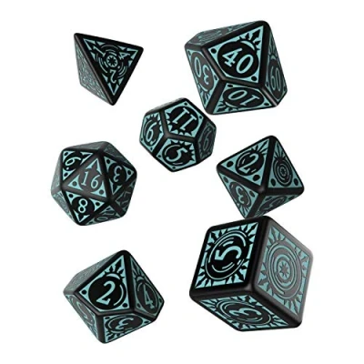 Immagine di Q Workshop Pathfinder Iron Gods (7) Dice Set, multicolore