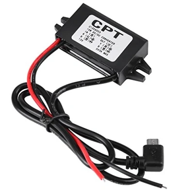 Immagine di DC 12V a 5V 3A Micro USB Convertitore di Tensione Buck Regolatore Uscita Alimentatore per Auto Smartphone
