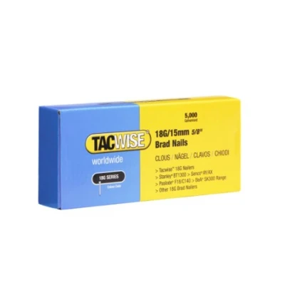 Immagine di Tacwise 0394 Chiodi Brad Galvanizzati Tipo 18G / 15 mm, Confezione da 5000