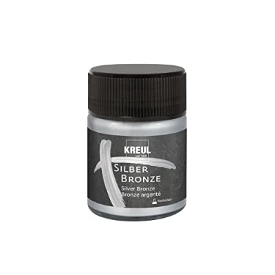 Immagine di Kreul 16600 Set vetro e porcellana Classic, 6 x 20 ml in giallo, rosso, blu, verde, cognac nero più un pennello, vernice opaca per
