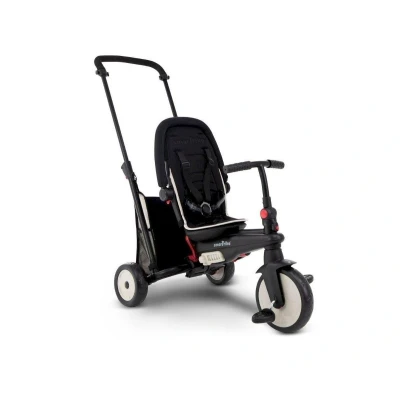 Immagine di Smat Trike TRICICLO PIEGHEVOLE 6IN1 CON SCHIENALE RECLINABILE, MANIGLIONE DIREZIONALE ED ALLUNGABILE E AMMORTIZZATORI BREVETTATI: SMARTRIKE STR3 PER BAMBINI DAI 10 MESI AI 3 ANNI NERO