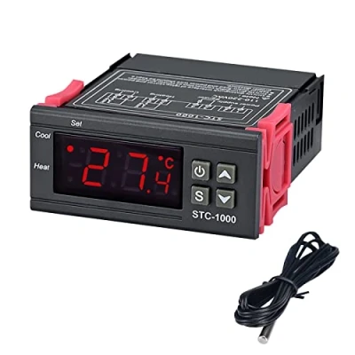 Immagine di COVVY STC 1000 termostato digitale centigrado AC 110 220 V riscaldamento regolatore di raffreddamento / w sonda sensore NTC da 3 piedi