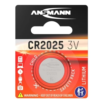 Immagine di Ansmann 5020142 Cr 2025 Pile a Bottone Batteria Litio 3V, 1 pezzo