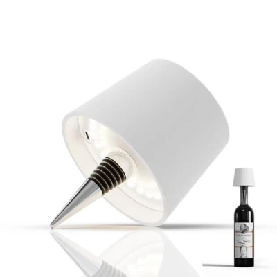 Immagine di MU LIN lampada bottiglia ricaricabile,lampada da tavolo senza fili,Controllo Touch 3 Modalita Temperatura di Colore, Dimmerabile,lampada ricaricabile tavolo,VERDE