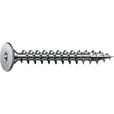 Immagine di SPAX Wirox Vite per parete posteriore, senza obiettivo, 4,0 x 16, Torx 20, 300 pezzi, colore: Argento