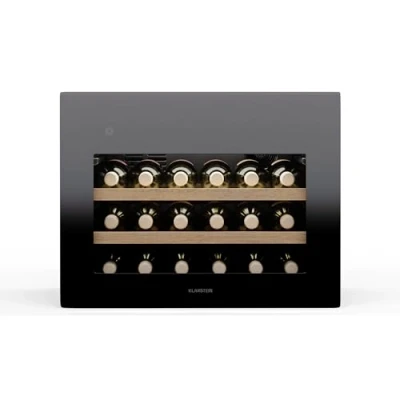 Immagine di KLARSTEIN Rhone 28 Uno Cantinetta Vino Bottiglie, 1 Zona, 5 20C, LED, Porta Push to Open UV, Silenziosa, per