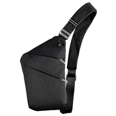 Immagine di VADOO 1.0, Travel Essentials Borsa a Tracolla antifurto per Donne e Uomini Uomo, Nero, Medium