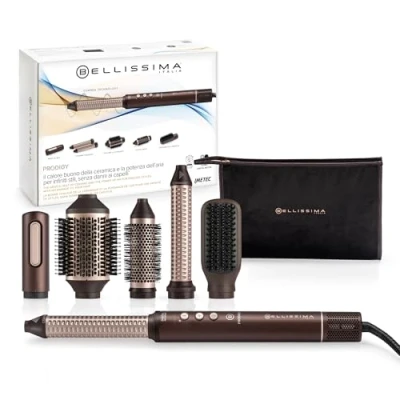 Immagine di Bellissima Prodigy Styler ad aria calda 6 in 1 Onde, Ricci, Liscio Volume Senza Danni Ai Capelli Tecologia Ion Ceramic e Teconologia Coanda Controllo del Calore