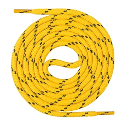 Immagine di Mount Swiss Lacci per scarpe rotondi, ø 4,5 mm, di alta qualità, resistenti agli strappi, in poliestere resistente, da trekking, lavoro, montagna e