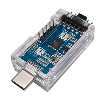 Immagine di DSD TECH SH U09B3 Adattatore Seriale da USB Tipo C a TTL con Chip CP2102N