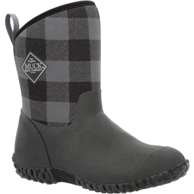 Immagine di Muck Boot Muckster II Mid, Attrezzatura per Donna, Nero Grigio A Scacchi, 41 EU