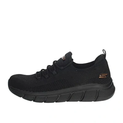 Immagine di Skechers Bobs B Flex Color Connect, Sneaker Donna, Black Engineered Knit Trim, 36 EU