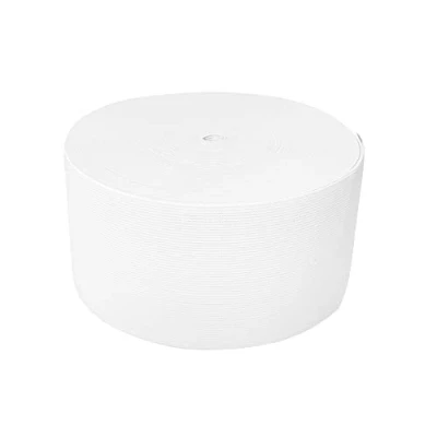 Immagine di 25 Metri Elastico per Cucito, Nastro Merceria, Elastici Sartoria, Tessuti, Bianco (120 mm x m)