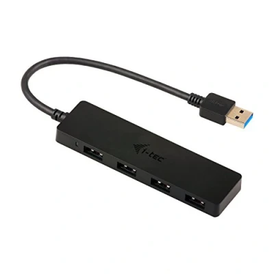 Immagine di i tec Hub USB passivo 3.0 in Metallo, 4 Porte, per Notebook, ultrabook, Tablet, Pc Windows e Mac, Senza Adattatore di Rete