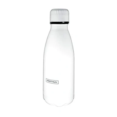 Immagine di Nerthus FIH 618 Thermos a Doppia Parete per Freddo e Caldo. Design Bianco 350 ml. Senza BPA. Tappo ermetico, Acciaio Inossidabile