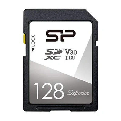 Immagine di Silicon Power 128GB UHS 1 U3 V30 Scheda di memoria SDXC superiore