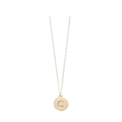 Immagine di Kate Spade New York, Collana con piccolo ciondolo a forma di C, oro