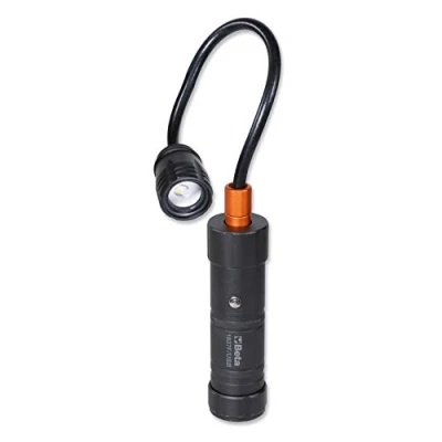 Immagine di Beta 1837F/USB Lampada ricaricabile magnetica snodata con led ad alta luminosità, in robusto alluminio anodizzato, fino a 600 lumen