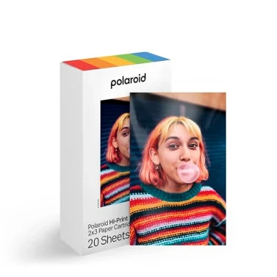 Immagine di Polaroid HI·PRINT 2x3 Paper Cartridge 20 Sheets Unisex Carta fotografica, Taglia: One Size, White