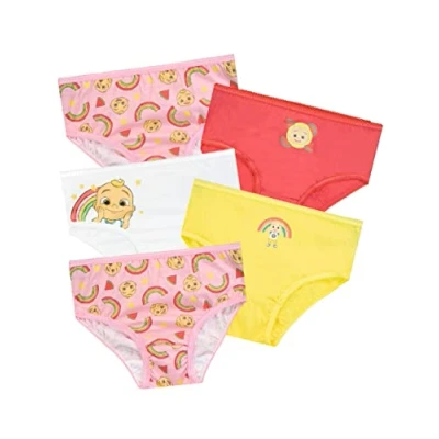 Immagine di CoComelon Biancheria Intima delle Ragazze Confezione da 5 JJ Multicolore 2 3 Anni
