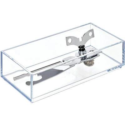 Immagine di iDesign Portaposate cassetto, Piccolo separatore cassetti in plastica, Organizer ideale per posate e altri utensili da cucina, trasparente