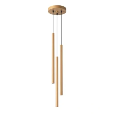 Immagine di Sollux Pastelo Plafoniera moderna a sospensione grappolo Oro 3x G9