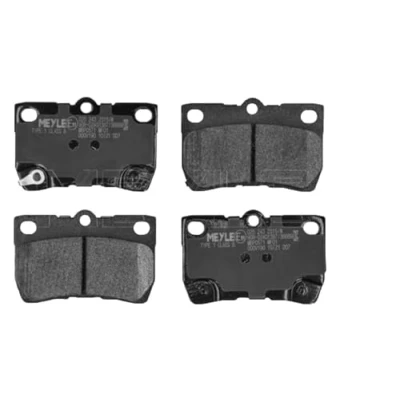 Immagine di MEYLE 025 243 2315/W Kit pastiglie freno ORIGINAL Quality Assale posteriore con segnalatore acustico usura lamierino anticigolío LEXUS: IS 2
