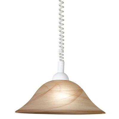 Immagine di Eglo Albany Lampada Cucina a Sospensione Regolabile in Altezza, Marrone