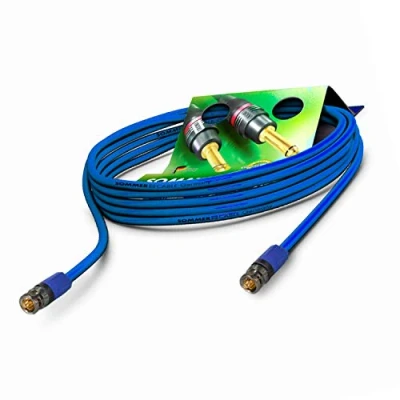 Immagine di SommerCable VTGX 1000 BL Cavo patch video SDI 4K UHD HD (HDTV), Vector SC 0.8/3.7, 1 x 0,80 mm², colore: Blu